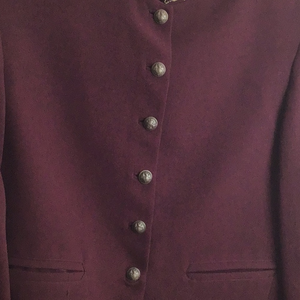 Vintage Emanul Ungaro cropped bolero style jacket / beadwork on collar/cuffs 12 - Picture 5 of 13